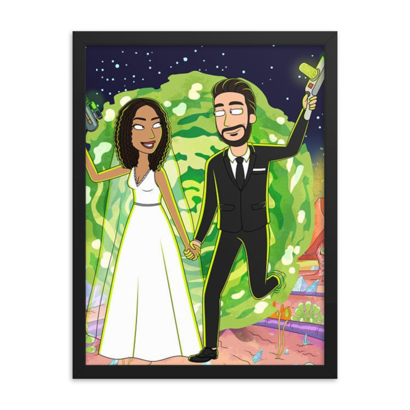 Custom Sanchez Style Framed Poster - Toonized