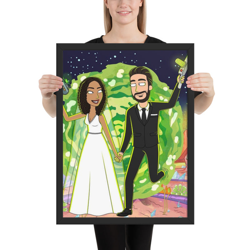Custom Sanchez Style Framed Poster - Toonized