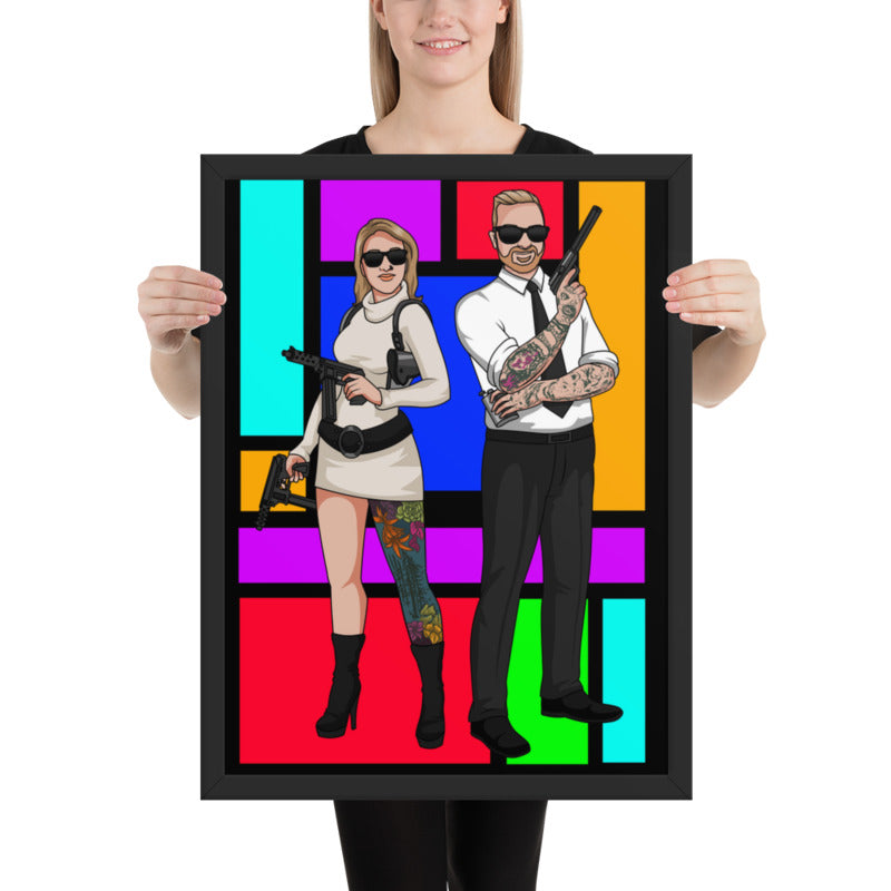 Custom Archer Style Framed Poster