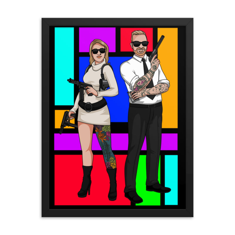 Custom Archer Style Framed Poster