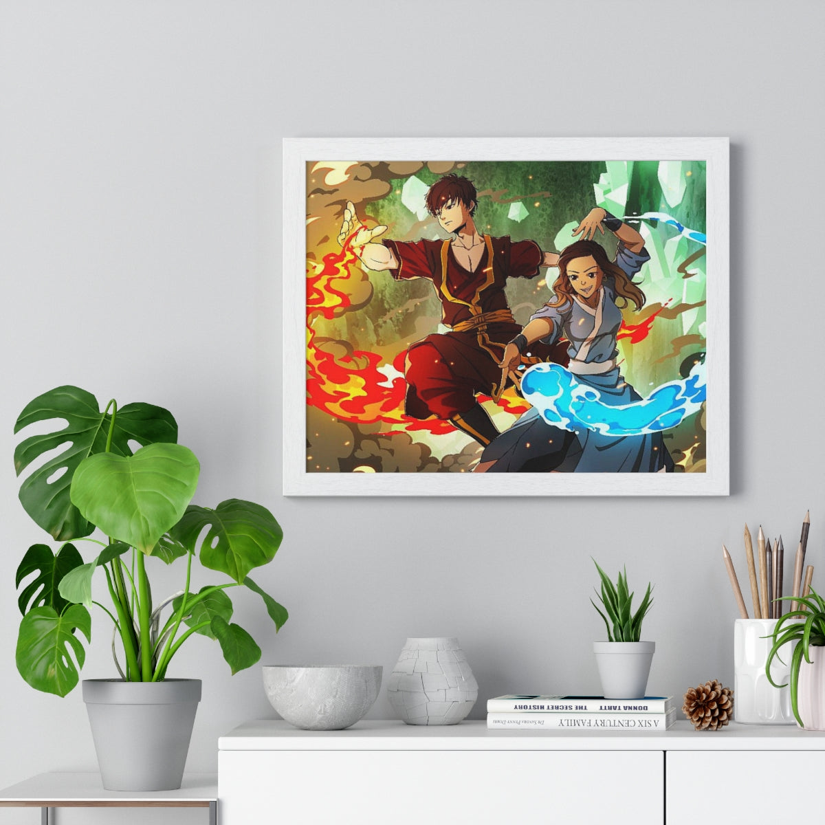 Custom Anime Style Framed Poster - Toonized