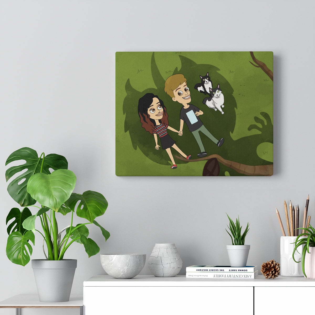 Custom Hormone Monster Style Canvas - Toonized