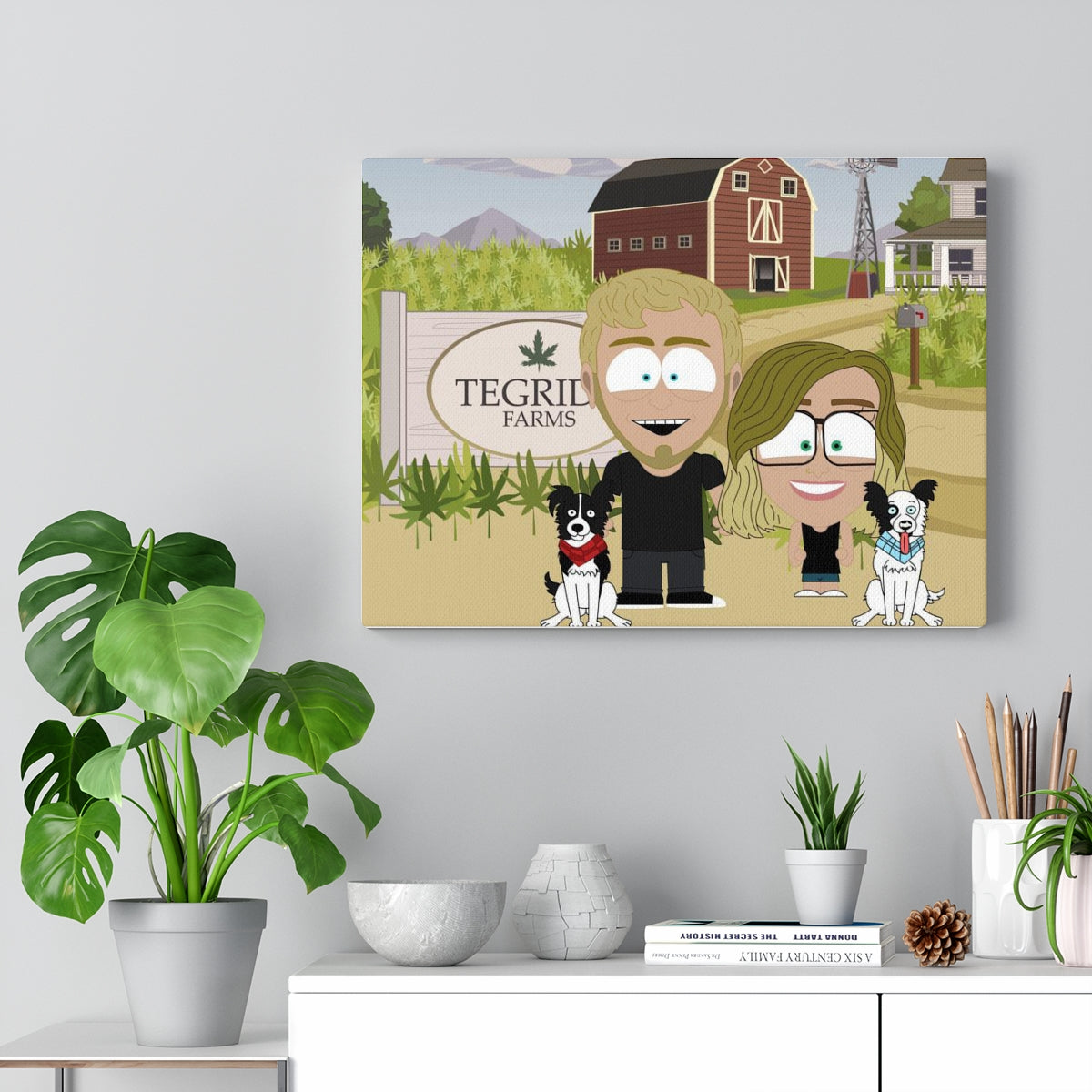 Custom Cartman Style Canvas - Toonized