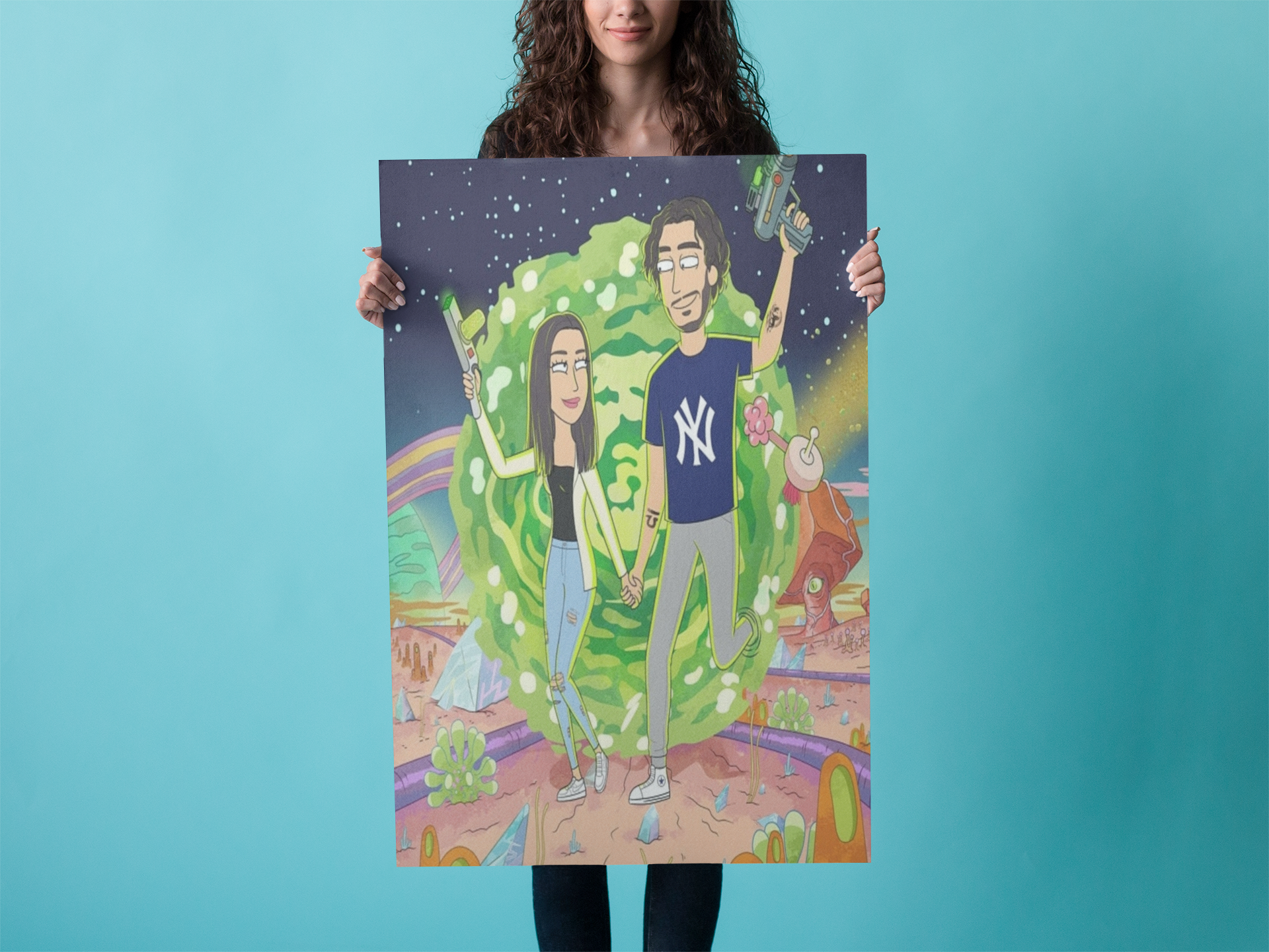 Custom Sanchez Style Unframed Poster - Toonized