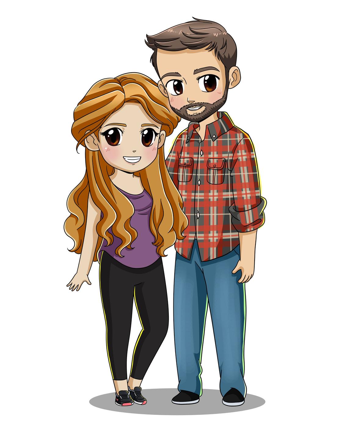 Custom Chibi Unframed Poster - Toonized