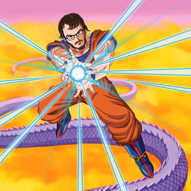 Custom Saiyan Style Canvas - Toonized