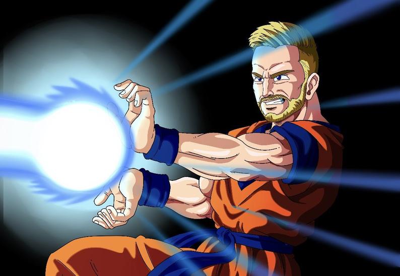 Custom Saiyan Style Canvas - Toonized