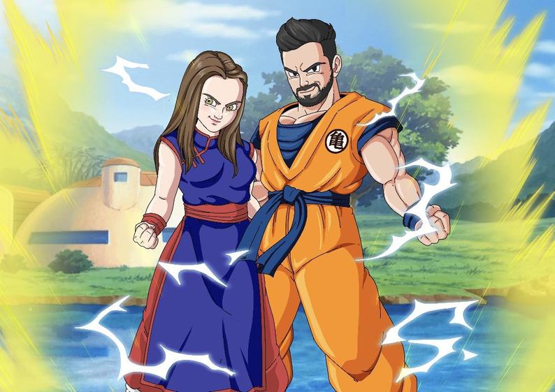 Custom Saiyan Style Canvas - Toonized